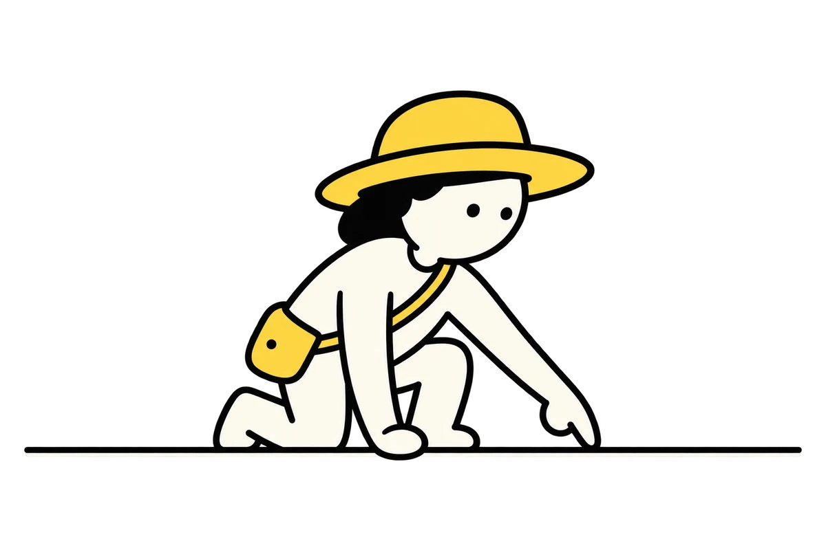 A traveller points into the coverage comparison