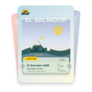El Salvador eSIM travel pass showing 1 to 5GB data, valid for 7 to 30 days.