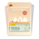 Middle East and North Africa eSIM travel pass showing 1 to 10GB data, valid for 7 to 30 days.