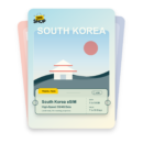 South Korea eSIM travel pass showing 1 to 50GB data, valid for 7 to 30 days.