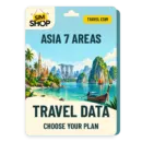 Asia 7 Areas eSIM. Choose your plan.