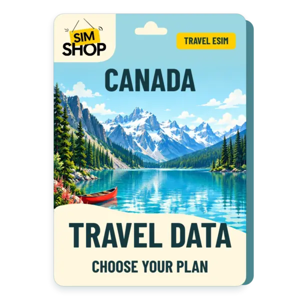 Canada eSIM. Choose your plan.