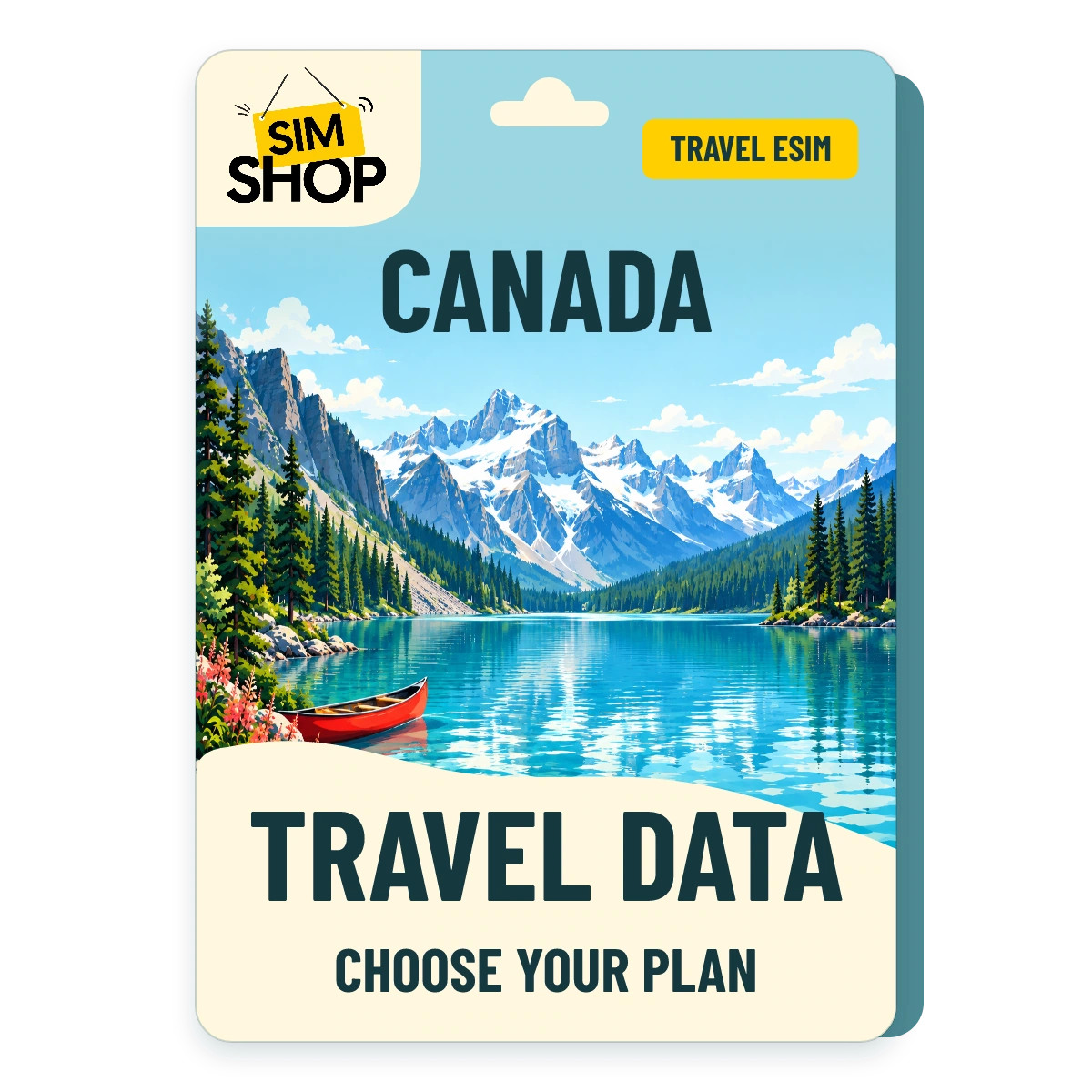 Canada eSIM. Choose your plan.