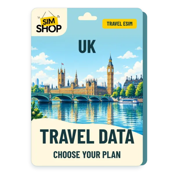 UK eSIM. Choose your plan.