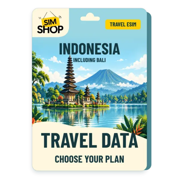 Indonesia eSIM. Choose your plan.