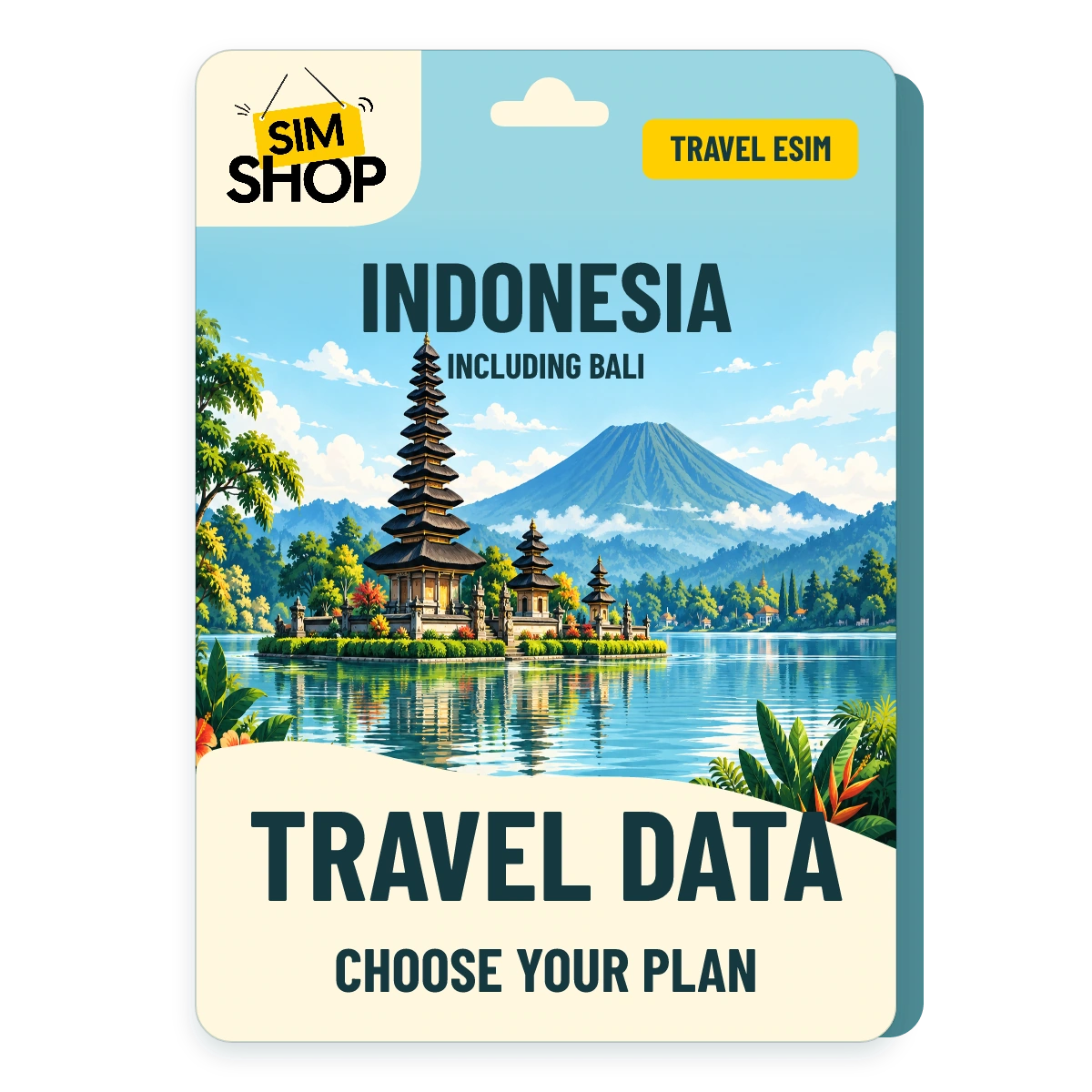 Indonesia eSIM. Choose your plan.