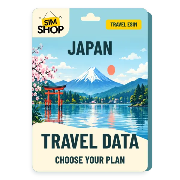 Japan eSIM. Choose your plan.