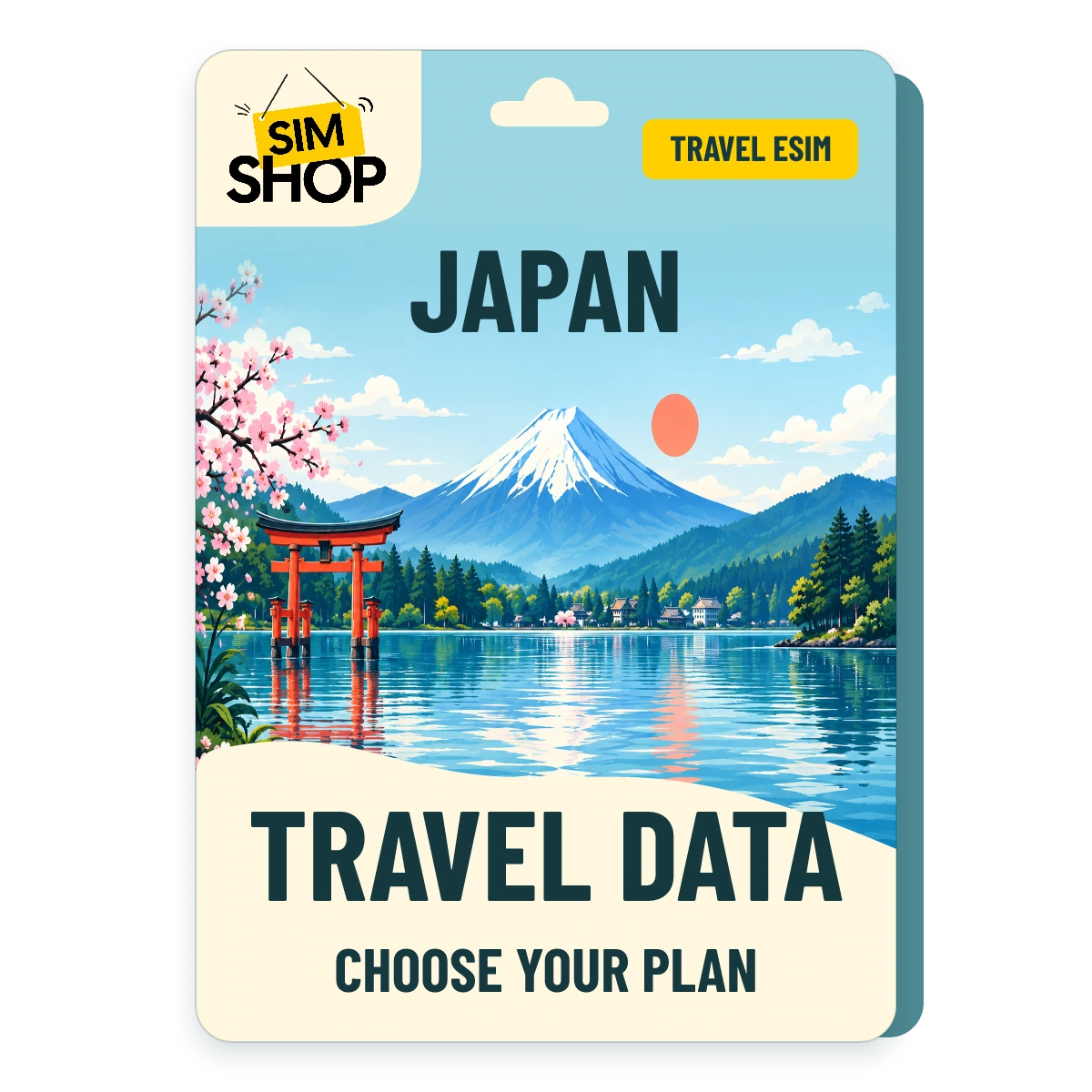 Japan eSIM. Choose your plan.