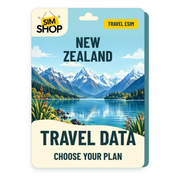 New Zealand eSIM. Choose your plan.