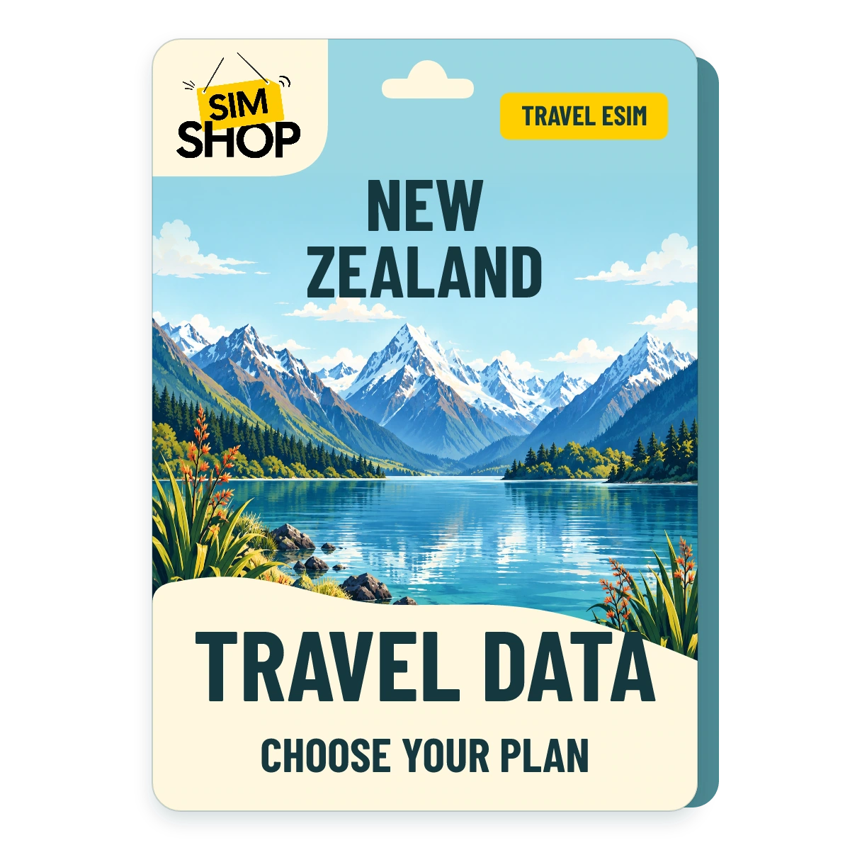 New Zealand eSIM. Choose your plan.