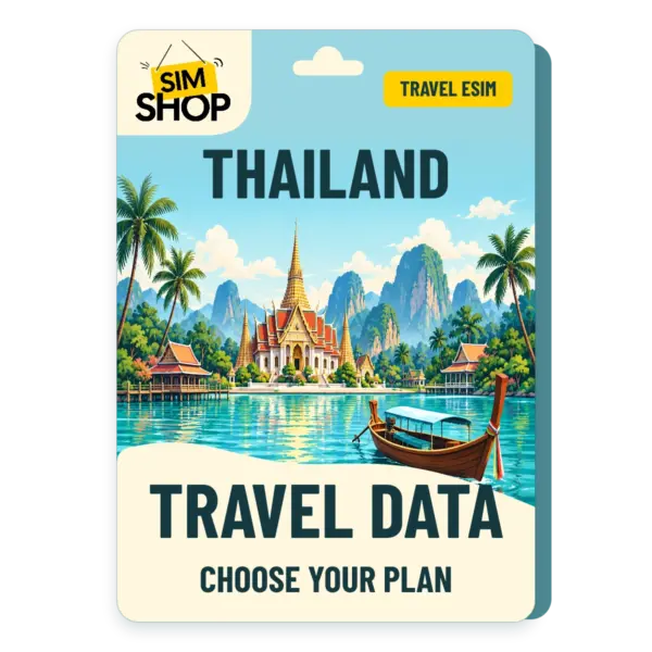 Thailand eSIM. Choose your plan.
