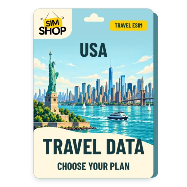 USA eSIM. Choose your plan.