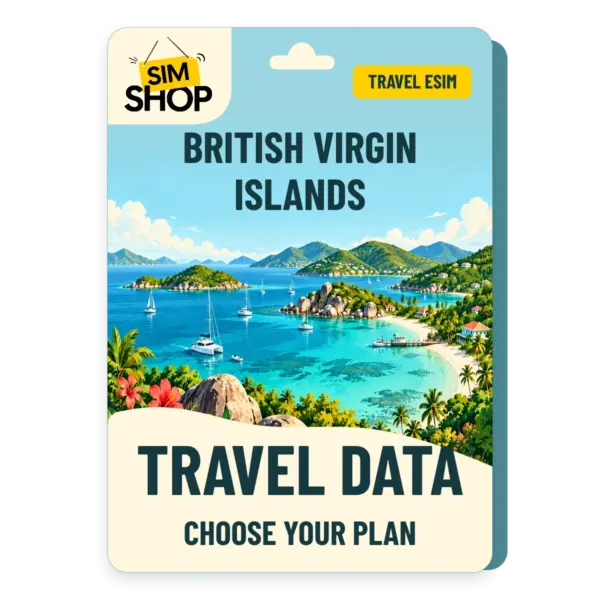 British Virgin Islands eSIM. Choose your plan.
